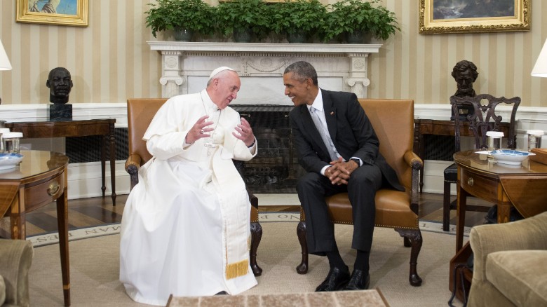 Pope Francis wins hearts, gets political in U.S. visit