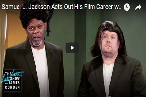 James Corden Recreates with Samuel L. Jackson